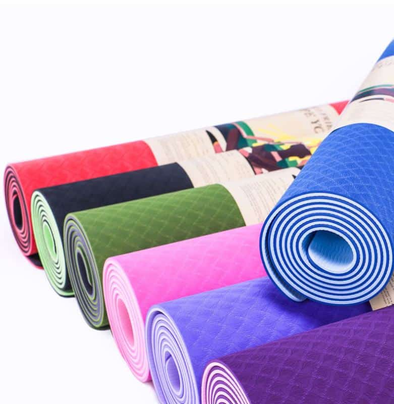 Thảm Yoga PVC được người tập vô cùng ưa chuộng khi sử dụng
